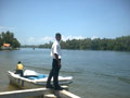 Der Bootssteg an der Lagune 
